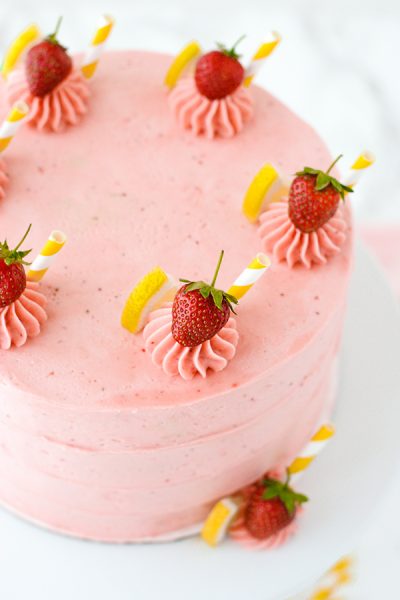Strawberry Lemonade Cake