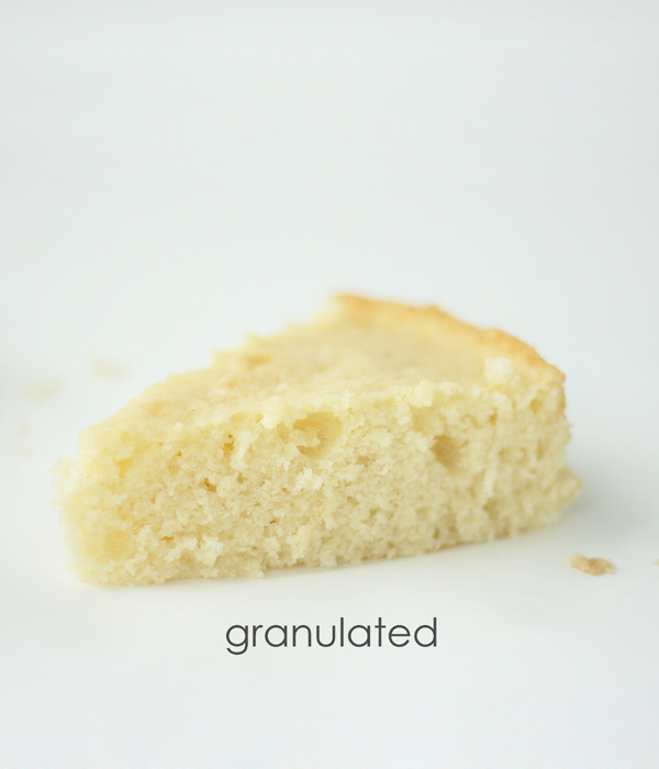 Oh Sugar, Sugar | Side-By-Side Comparison of 5 Sweeteners | a Baking Science article by Summer Stone for TheCakeBlog.com