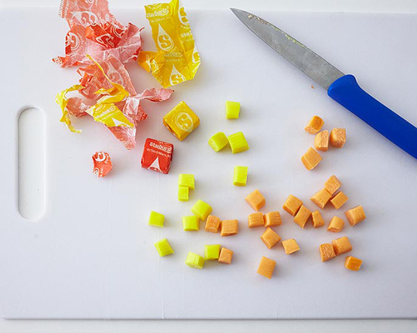 TV Dinner Cake - an easy and fun sheet cake for Father's Day and April Fools Day | by Cakegirls for TheCakeBlog.com
