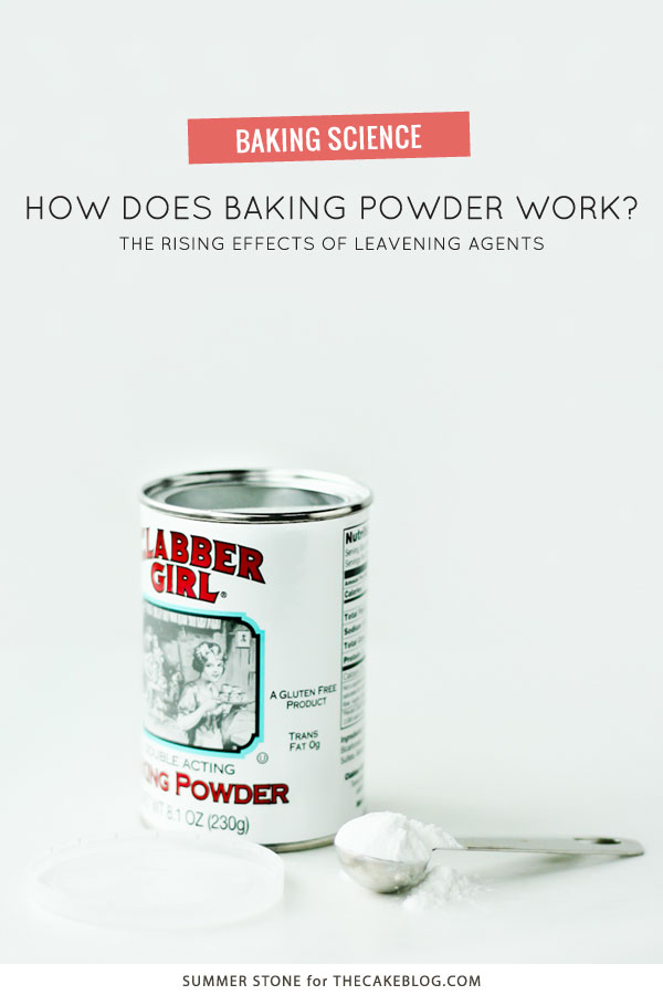 How Baking Powder Affects Your Recipes |  a Baking Science article by Summer Stone for TheCakeBlog.com